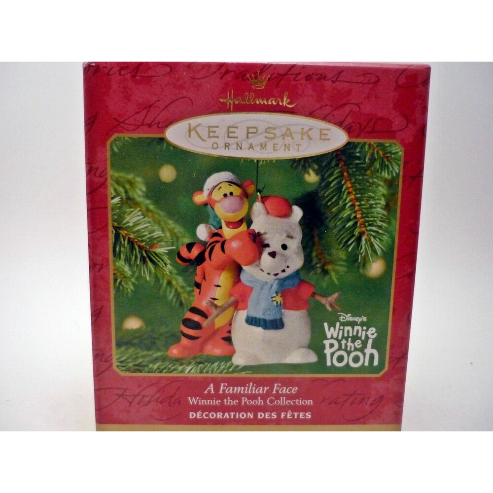Hallmark Disney Tigger Winnie the Pooh Bear Familiar Face 2001 Keepsake Ornament